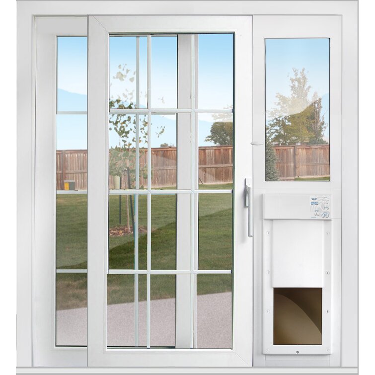 Power pet door sales for sliding door